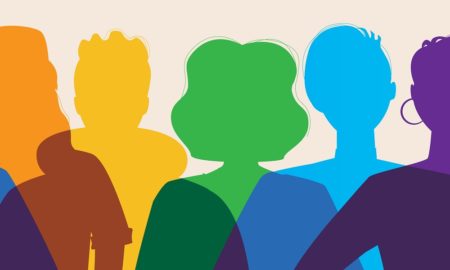 DC/Baltimore region LGBTQ nonprofit support grants: Silhouette of LGBTQ people